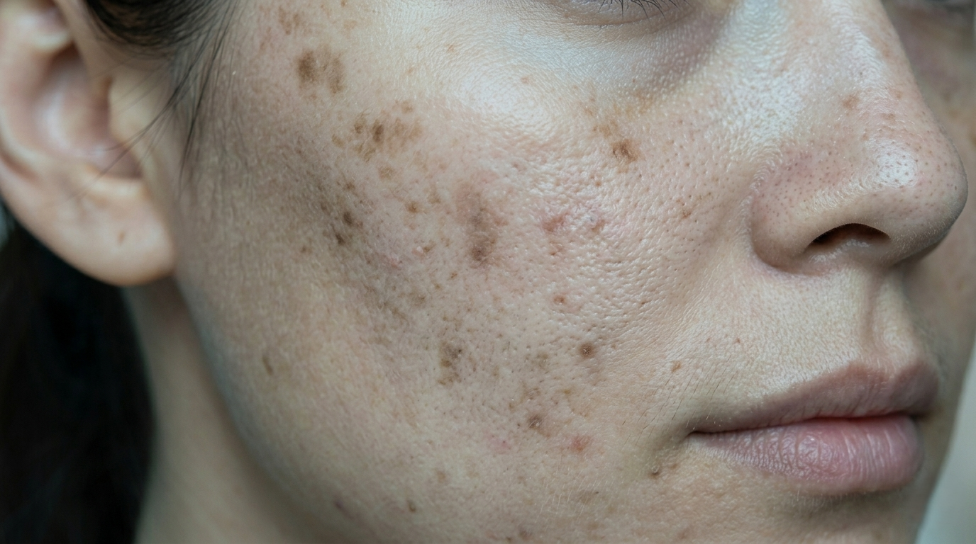 Before - Dull skin, dark spots